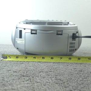 Vintage Emerson PS6429 Kassettspelare Inspelare Bärbar AM/FM Radio 1990-talets Fungerar bild 10