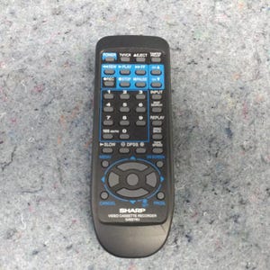 Sharp GA021WJ Remote Control for VCR VCH960U Genuine OEM Used Sanitized