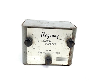Untested As-Is Vintage Regency Signal Booster Model DB-213 Vacuum Tube Mini