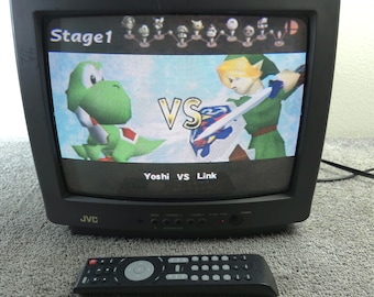 テレビ、シュレック限定版、CRT、正常に電源が入る、リモコンなし