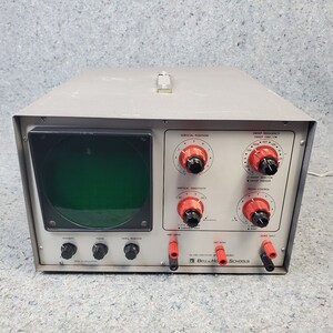 Vintage Bell & Howell Schools Model 34 Oscilloscope Analyzer Not Working