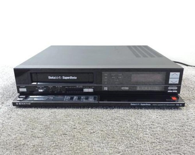 Sanyo VCR 7250 Super Betamax Hifi Stereo Beta Video Recorder 1985 Not 