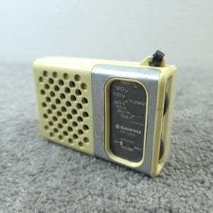Sanyo portable radio - Etsy 日本