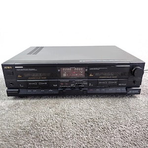 Aiwa AD-WX808 Dual Kassettendeck DBX Amorpher Kopfrecorder Überspielen Funktioniert