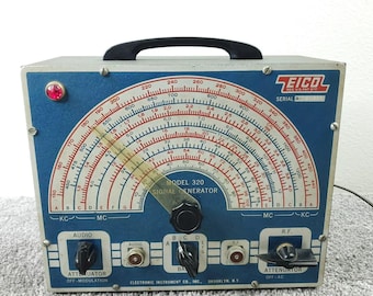 EICO 320 Signal Generator Portable Radio Test Equipment Vintage UNTESTED