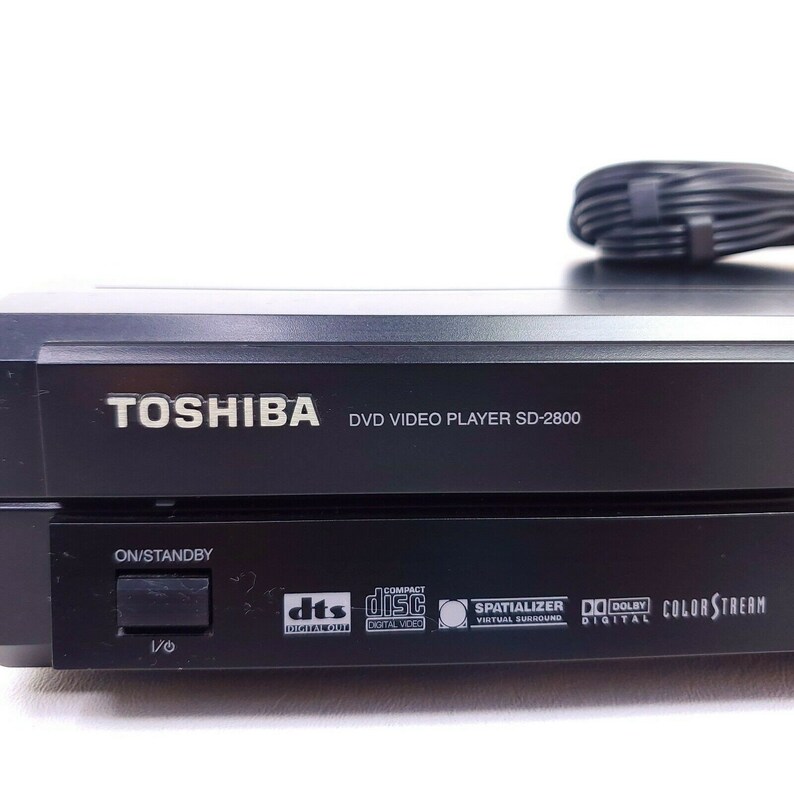Vintage Toshiba SD2800 DVD Player No Remote Control Tested Etsy