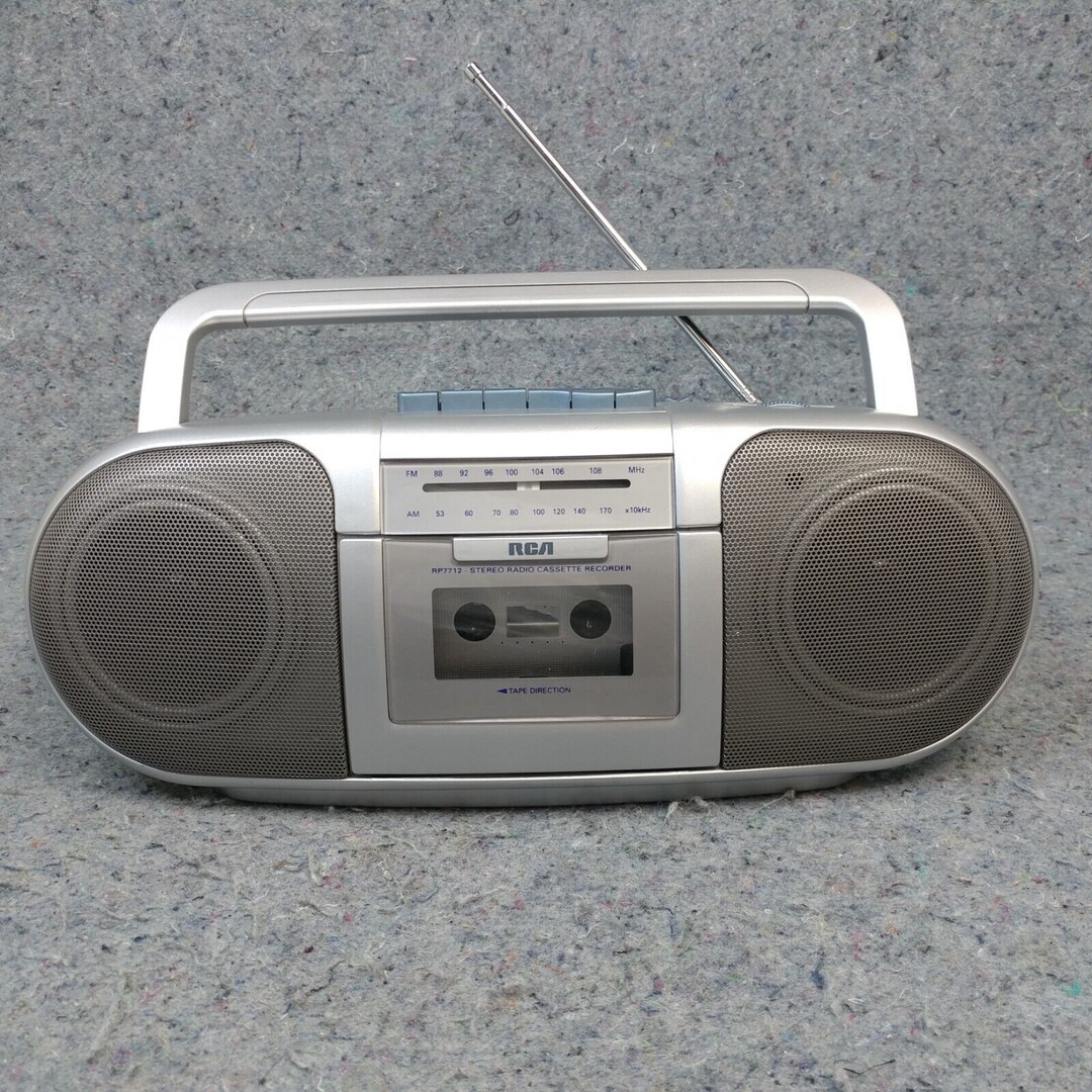 RCA AM/FM Radio Cassette Recorder Vintage Boombox Portable - Etsy