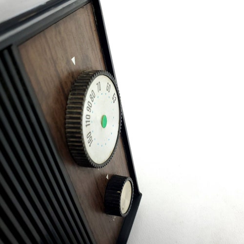 Vintage Radio By Excella Solid State AM Tabletop selling Retro Black Brown 85-08-14