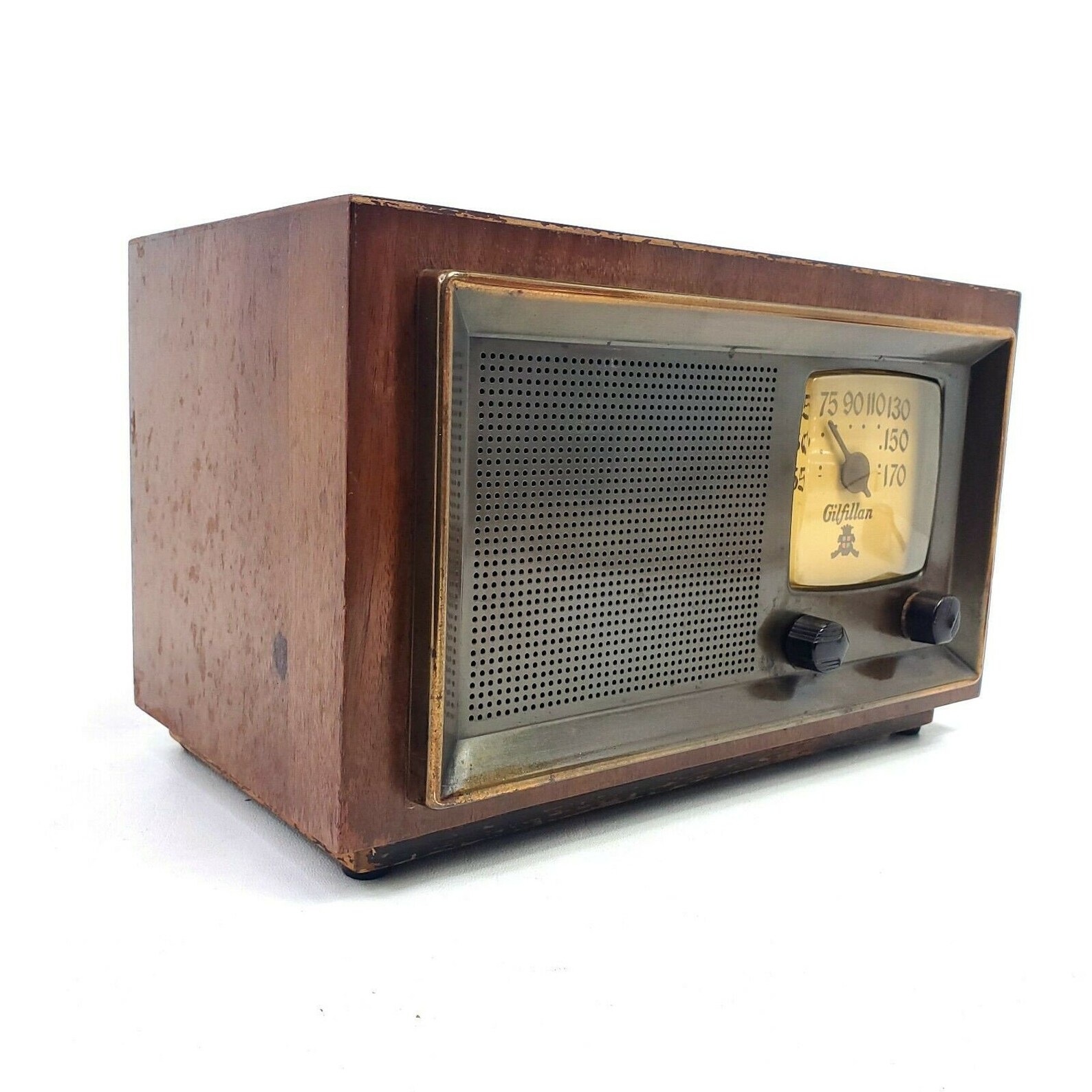 Vintage Gilfillan Brothers 56B Tubo Radio Cobre Cara Madera Etsy