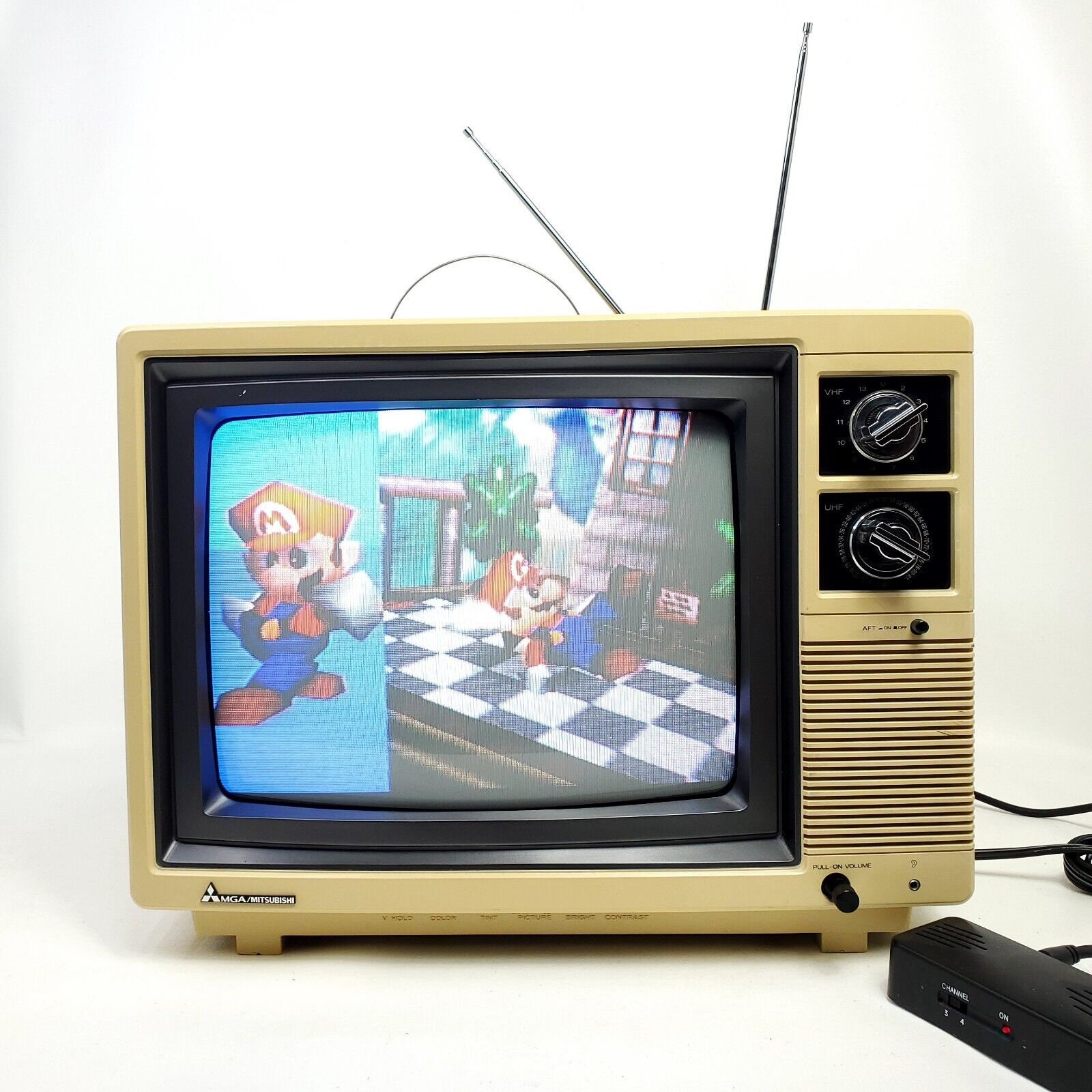 三菱製　28型ブラウン管テレビ 三菱 ブラウン管 テレビ Vintage MGA Mitsubishi Retro CRT TV Tube