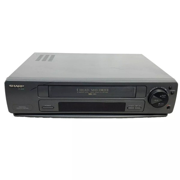 Sharp VCR Model VC-A542U Video Cassette Recorder VHS Player Vintage No Remote