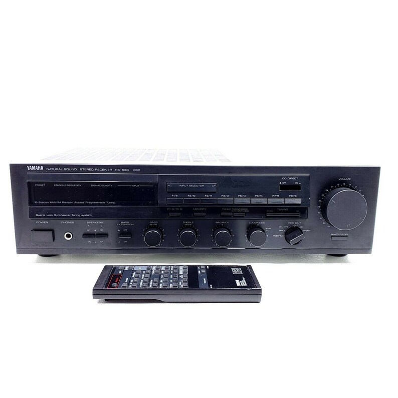 For Repair or Spare Parts Yamaha RX-530 Stereo 2 Channel Receiver ...