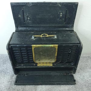 Vintage Zenith Transoceanic Tube Radio G500 Repair Restore Parts CASE ONLY