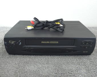 Magnetowid Philips Magnavox VHS z nagrywarką, przetestowany, sprawny, bez pilota