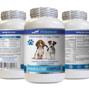 immune system booster for dogs - Dogs Hair And Coat Complex - Advanced Skin Health - Nail Benefits - vitamin d for dogs 1B