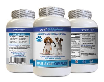 dog itching skin relief - Dogs Hair And Coat Complex - Advanced Skin Health - Nail Benefits - dog vitamins for coat 1B