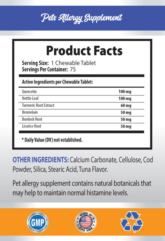 Dog Allergy Relief Pet Allergy Relief for Dogs and Cats Advanced