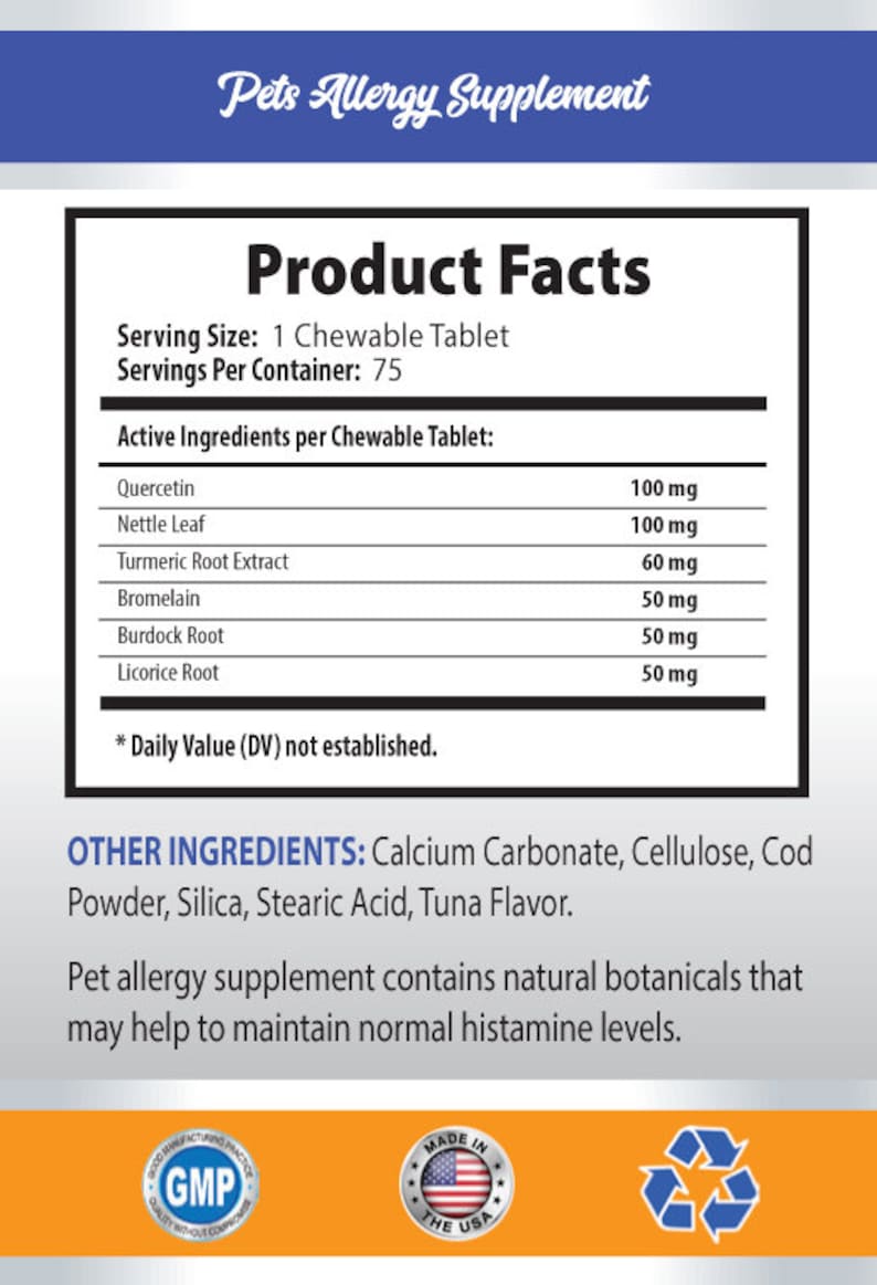 Dog Allergy Relief Pet Allergy Relief for Dogs and Cats Advanced