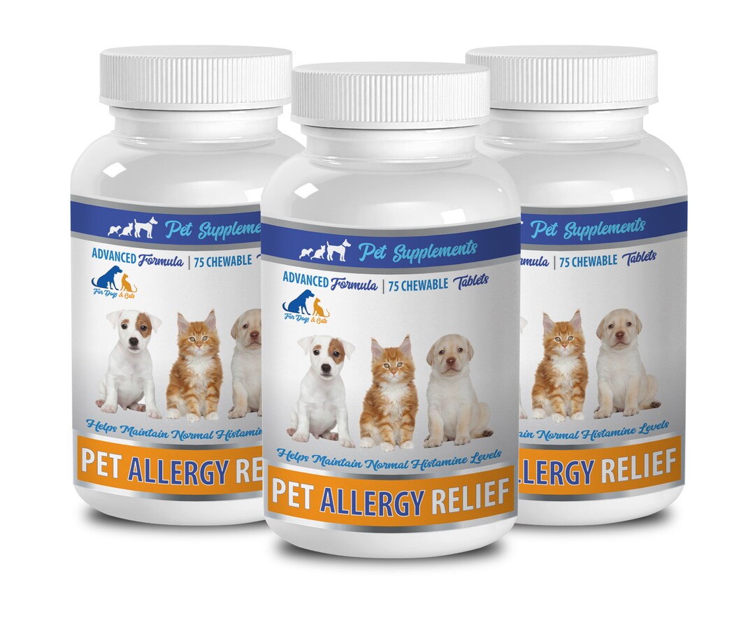 Dog Skin Allergy Supplement Pet Allergy Relief for Dogs and Cats