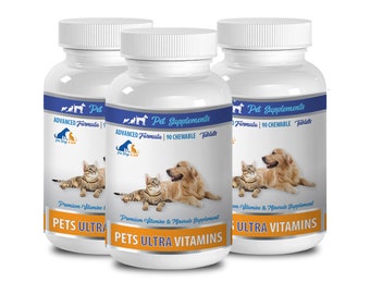 Pet Multivitamin – Chewable Vitamin and Mineral Supplement for Dogs and Cats (270 Count)