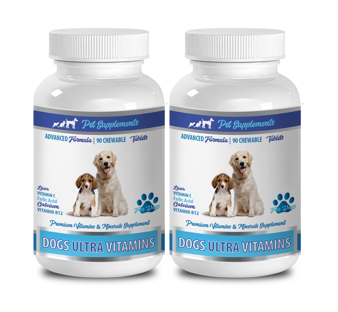 Dog Bone Supplement Dogs Ultra Vitamins Chewable Advanced Formula Premium Minerals Dog Calcium
