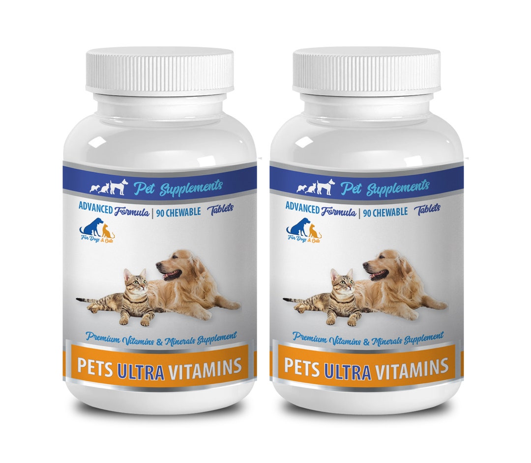 Cat Vitamin Supplement Pet Ultra Vitamins Premium Minerals Etsy