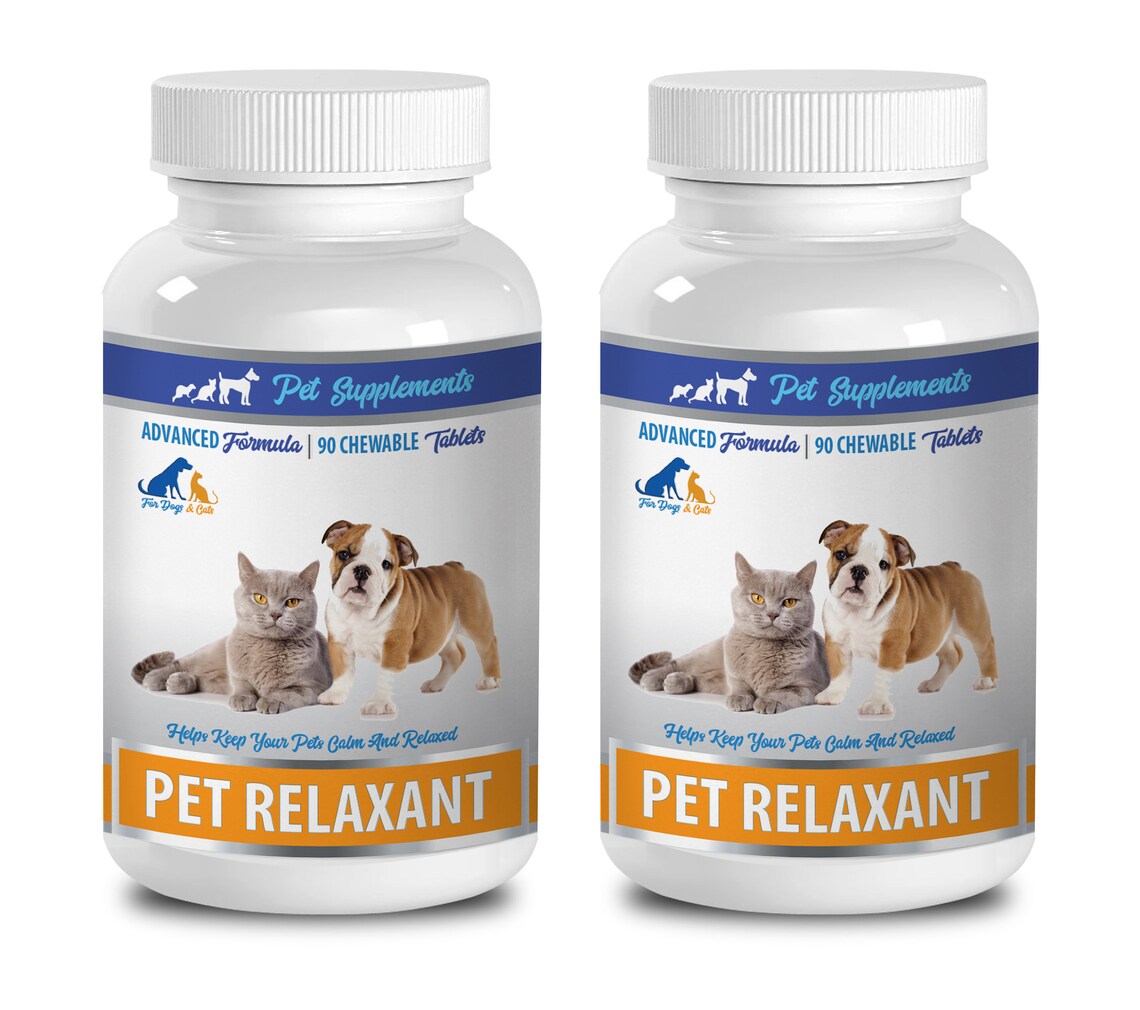 Katze Haustier Beruhigungsmittel beruhigen für Hunde und Katzen Kautabletten Advanced Formula