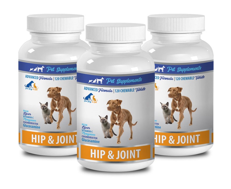 Dog Bone Supplement Large Breed Hip and Joint Health and Support for Dogs and Cats Chondroitin