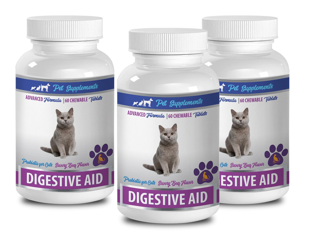 Cat Stomach Relief Natural Digestive Aid for Cats Advanced Probiotic