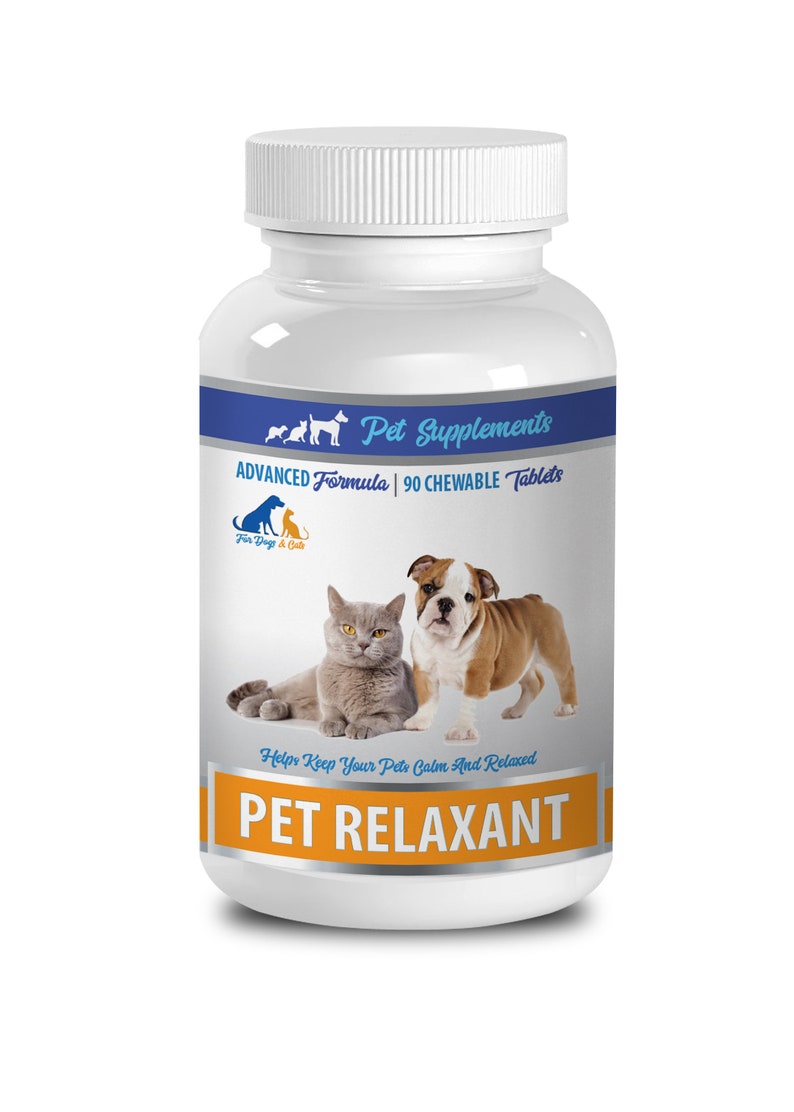 Dog Relax Pill Pet Relaxant for Dogs and Cats Chewable Advanced Formula