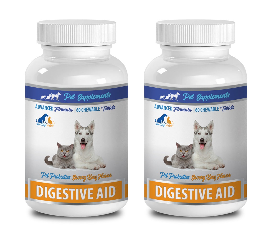 Digestive Enzymes for Cats Tablets Pet Digestive Aid Probiotics for