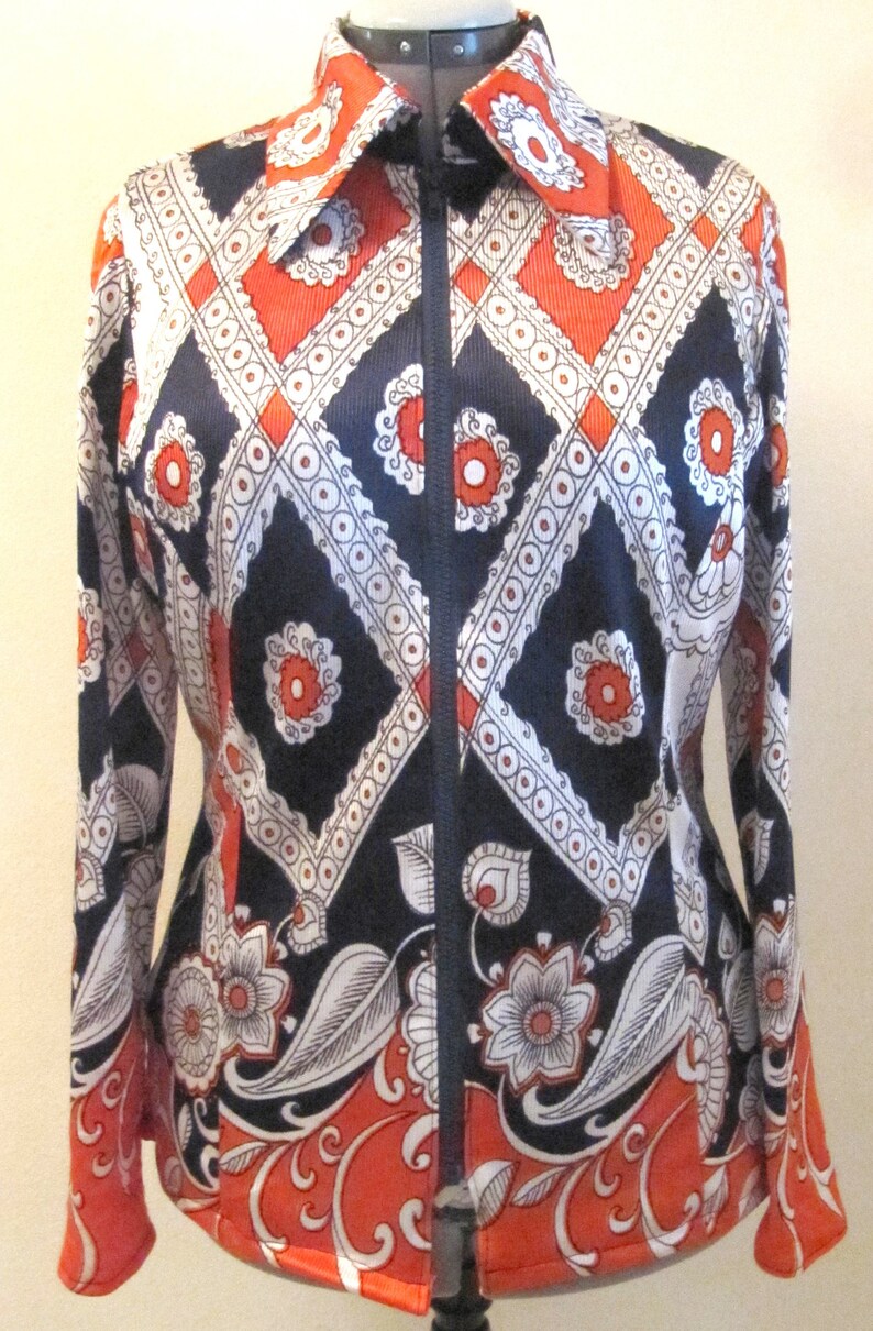 VERY RETRO Ladies Western Pleasure Rail Horse Show Shirt