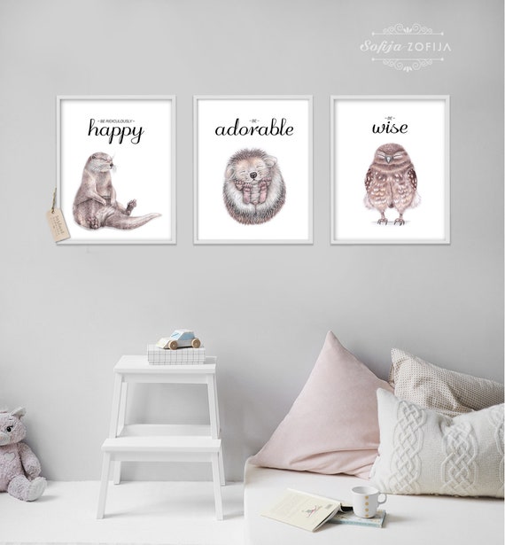 otter nursery decor
