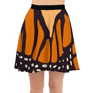 Monarch Butterfly Skater Skirt