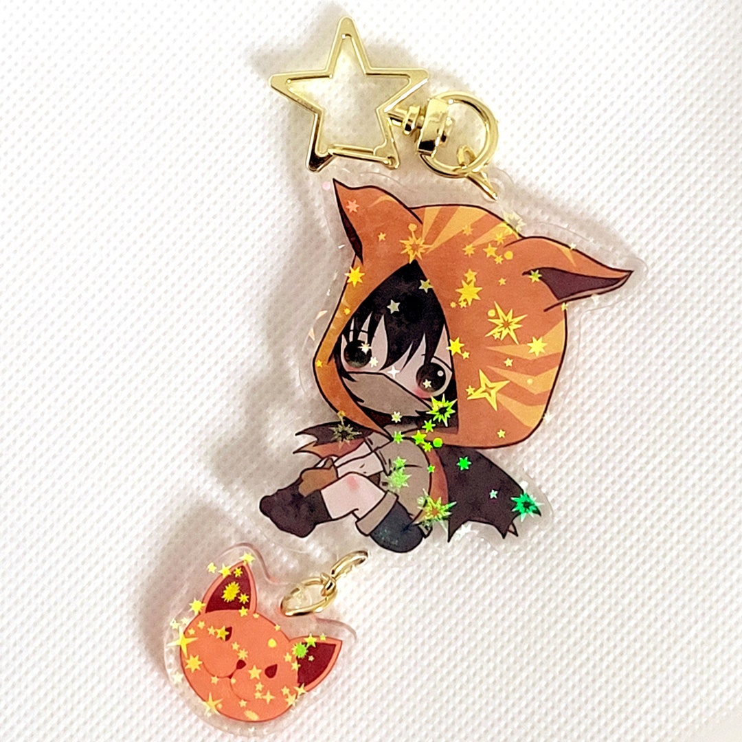 YTTD Gin Ibushi Holographic Keychain // YTTD Merch, Sara Chidouin, Sou