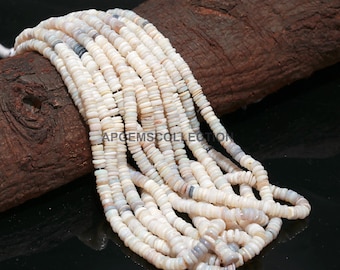 AAA Natural Australian Opal Heishi Washer Necklace Beads, 5-5.5 MM Australian Opal beads, Heishi Opal Wheel beads, 16 Inch Opal Washer beads
