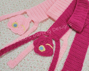 Wishmaker Crochet Scarf // Two colors // made to order