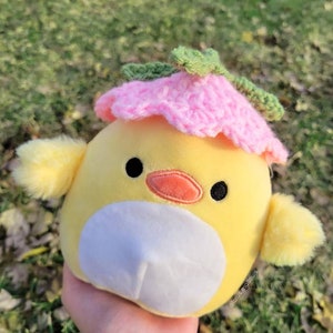 Squishmallow Flower Hat // Plushie Clothes // CUSTOM SIZE+COLOR