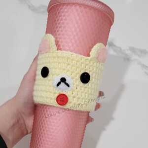 Kawaii Kuma Bear Cup Cozies Cup Holders image 4