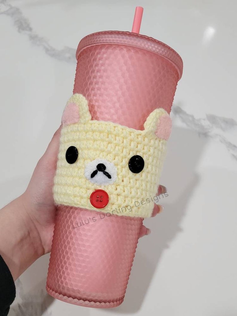 Kawaii Kuma Bear Cup Cozies Cup Holders image 4