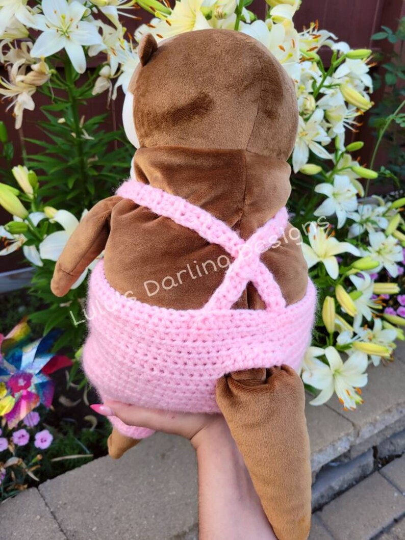 Shinada Global Otter Strawberry Overalls SIZE L - Etsy