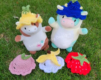 CUSTOM SIZE Squishmallow Hugmee Fruit Hats