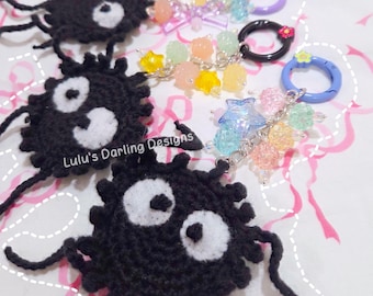 Dust Ball Candy Keychains // clutter keychain, anime