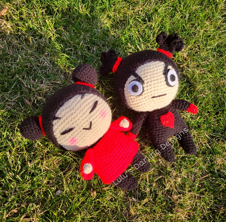 Pucca & Garu Crochet Plush image 1