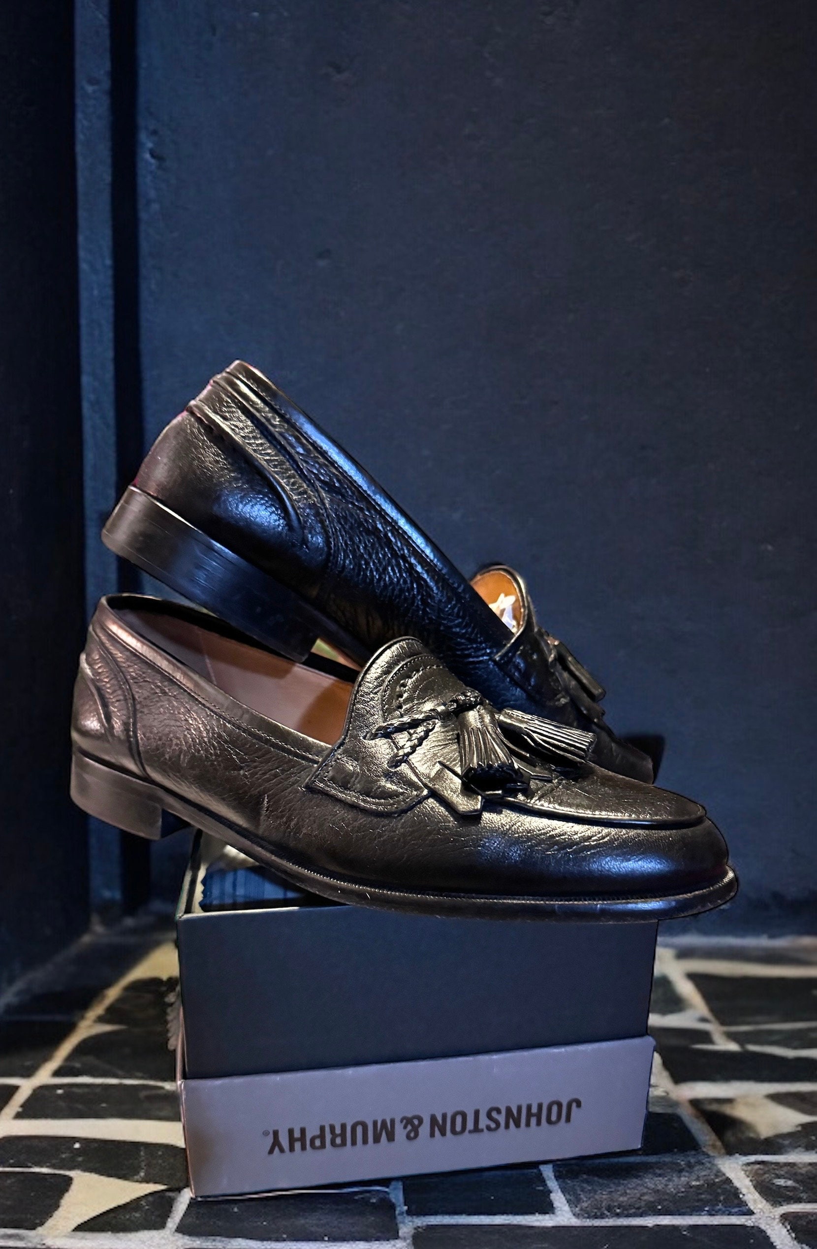 Johnston & Murphy Collection Men's Baldwin Leather Venetian Loafers |  Dillard's