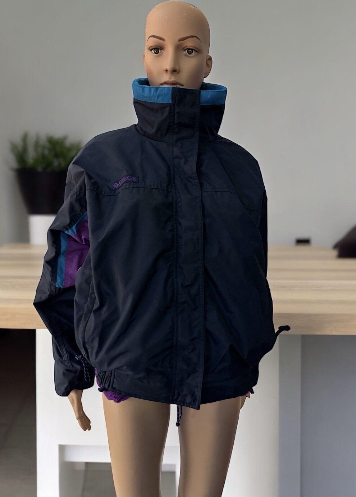 Vtg 90s Columbia Bugaboo Retro Windbreaker ski Jacket Womens Size M Colorblock Etsy UK