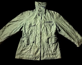 Vintage 60's US Military Field Jacket Coat Cold Weather Men's Medium M-65 OG-107