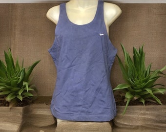 Nike Ropa deportiva femenina Gym Vintage Tank Top tamaño Pequeño Y2K