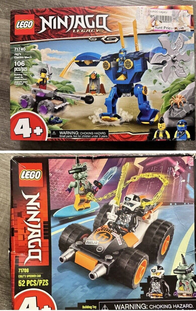 LEGO 71706 71740 NINJAGO: Jay's Electro Mech Coles Speeder Car Lot - Etsy LEGO 71706 71740 NINJAGO: Jay's Electro Mech Coles Speeder Car Lot - Etsy