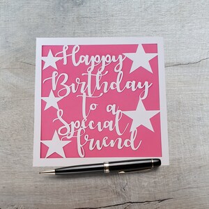Special Friend Birthday Card, Birthday Card for her, Happy Birthday Card, Birthday Card for Friend